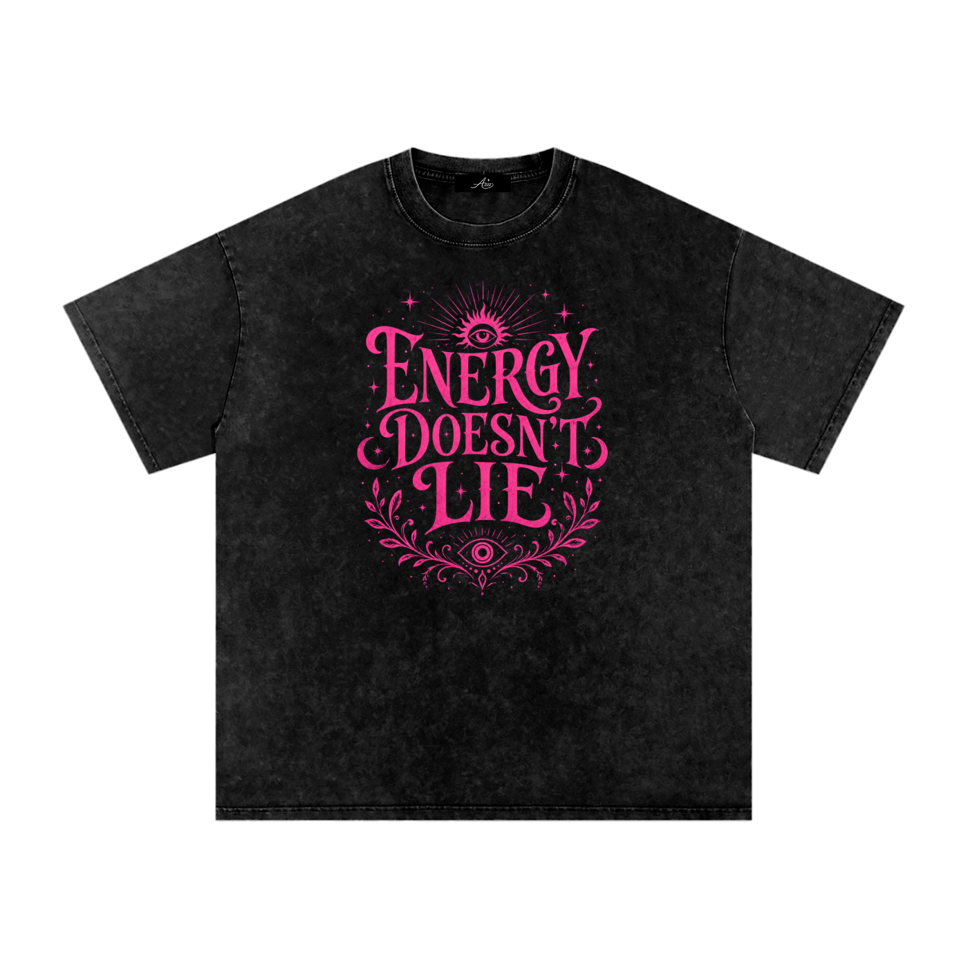 Energy Doesn’t Lie Washed Oversized Cotton T-Shirt
