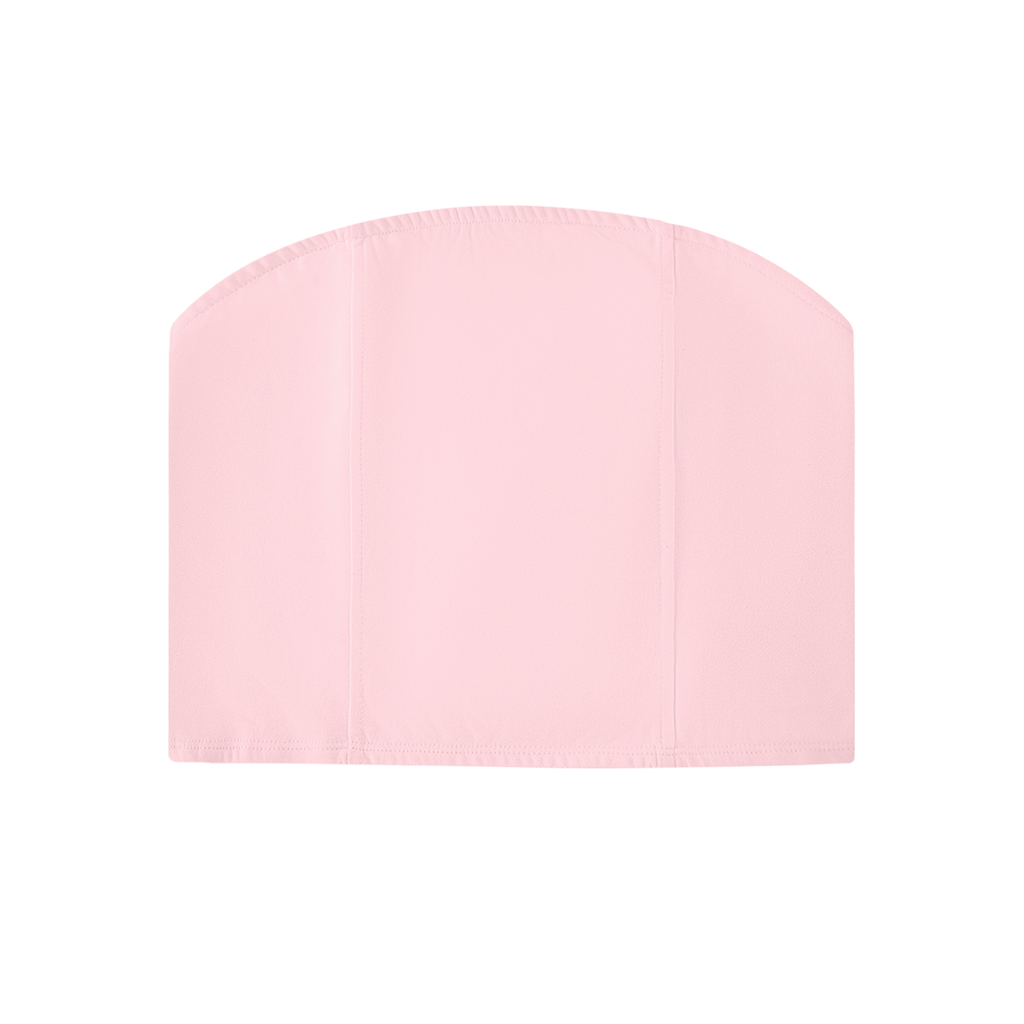 Baby Pink Cropped Tube Top