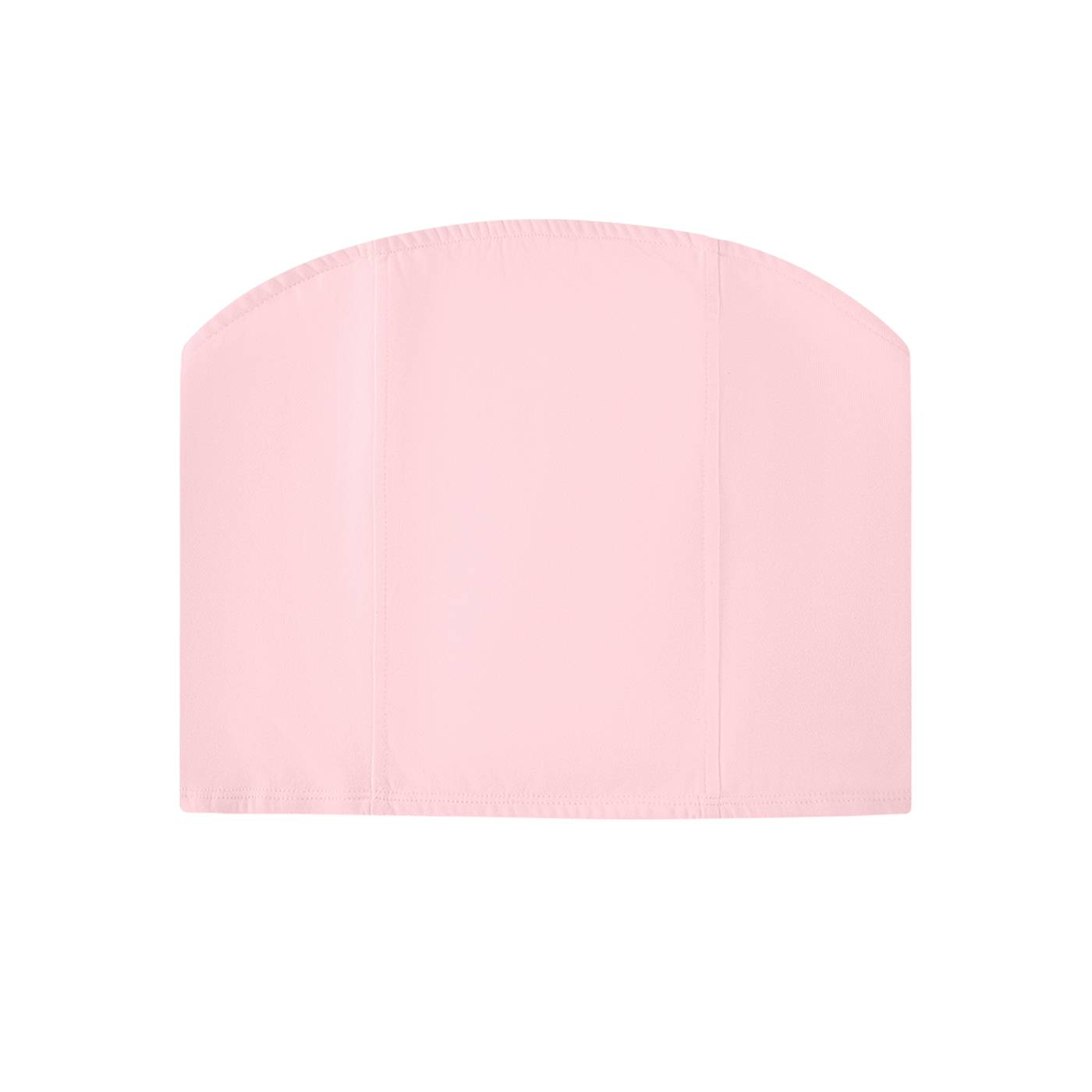 Baby Pink Cropped Tube Top