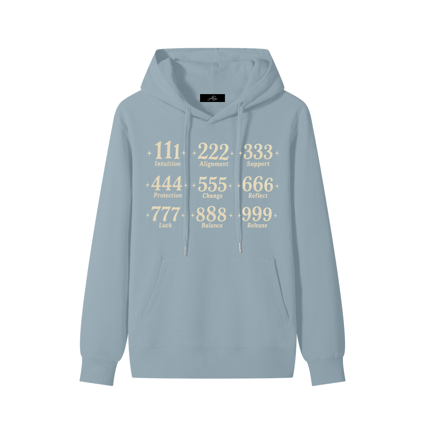Angel Number Cotton Hoodie