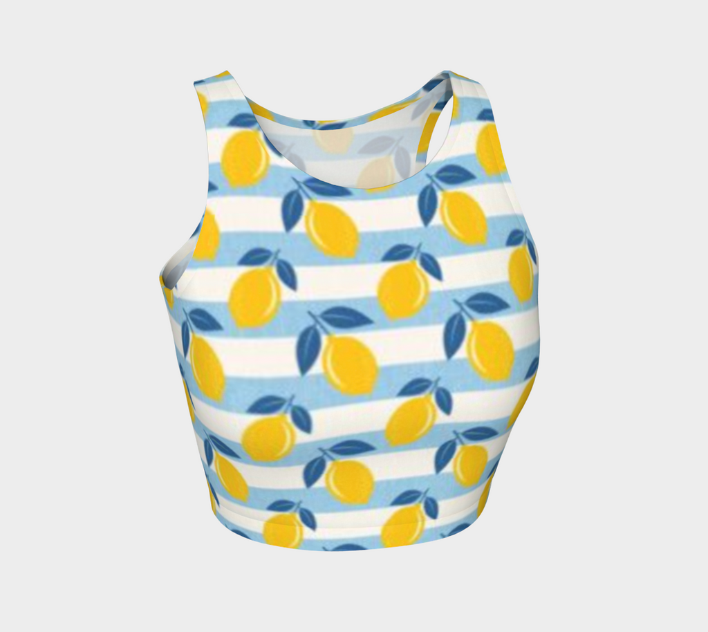 Lemon Crop Top