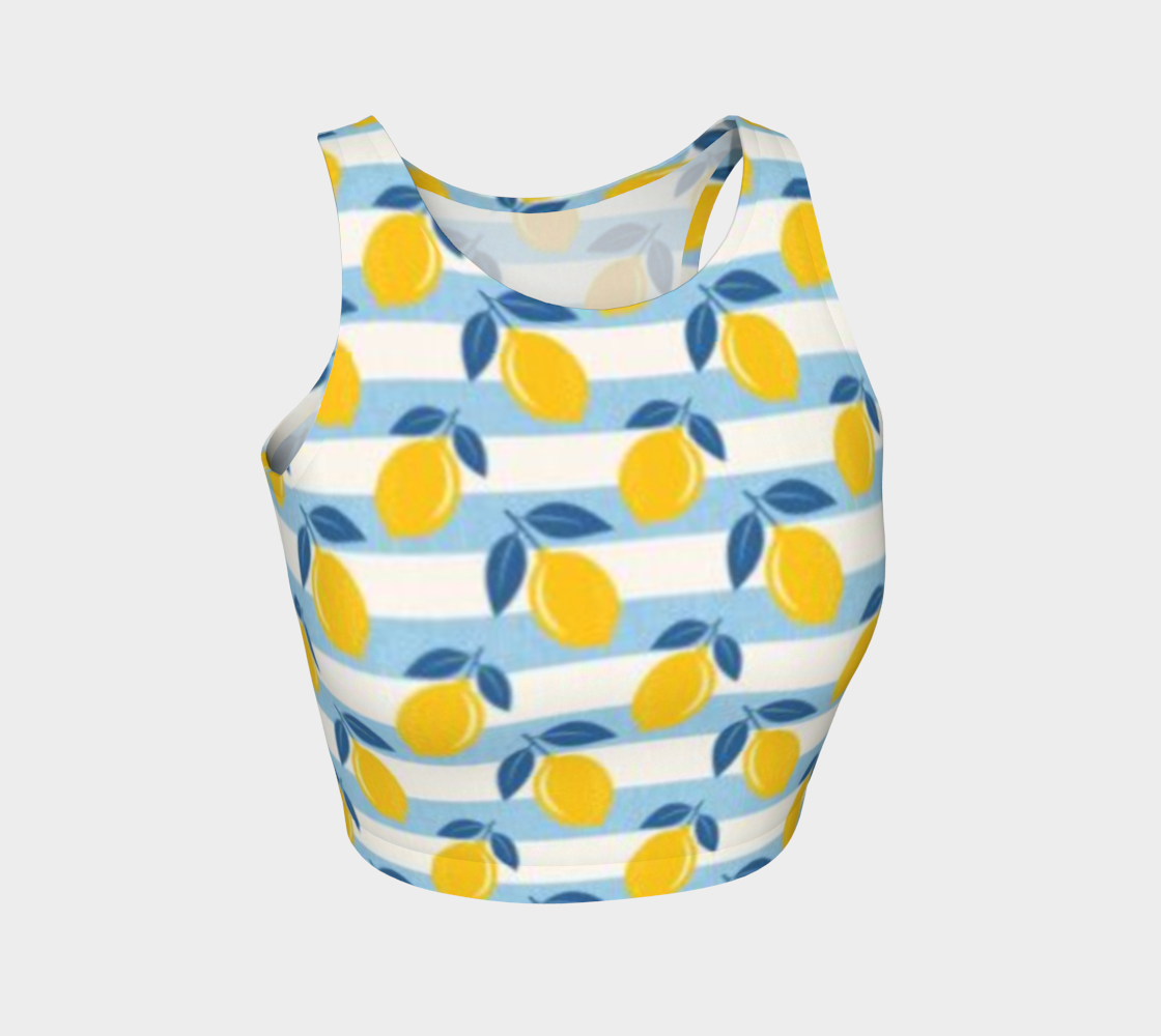 Lemon Crop Top