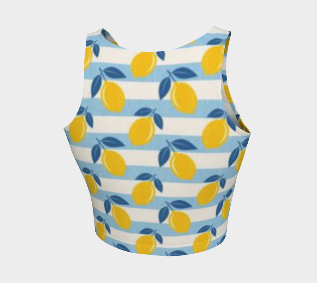 Lemon Crop Top