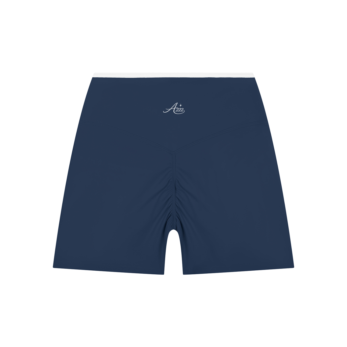 High Rise Colour Block Yoga Shorts