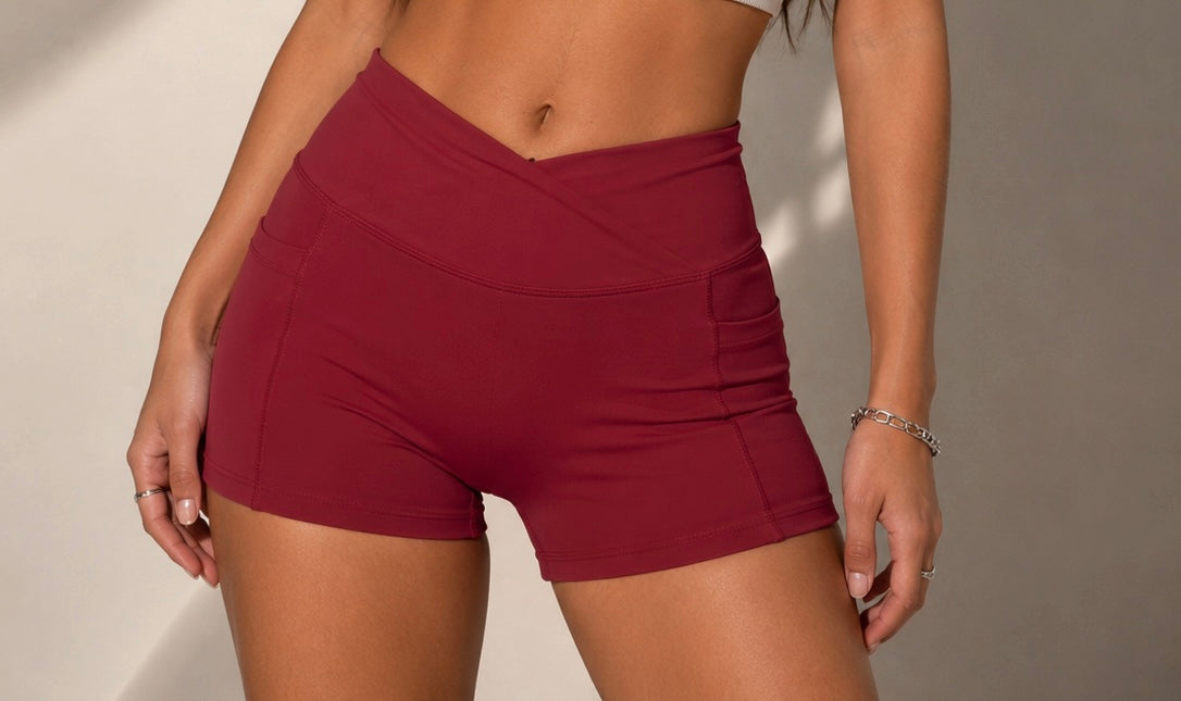 High Rise Pocket Yoga Shorts