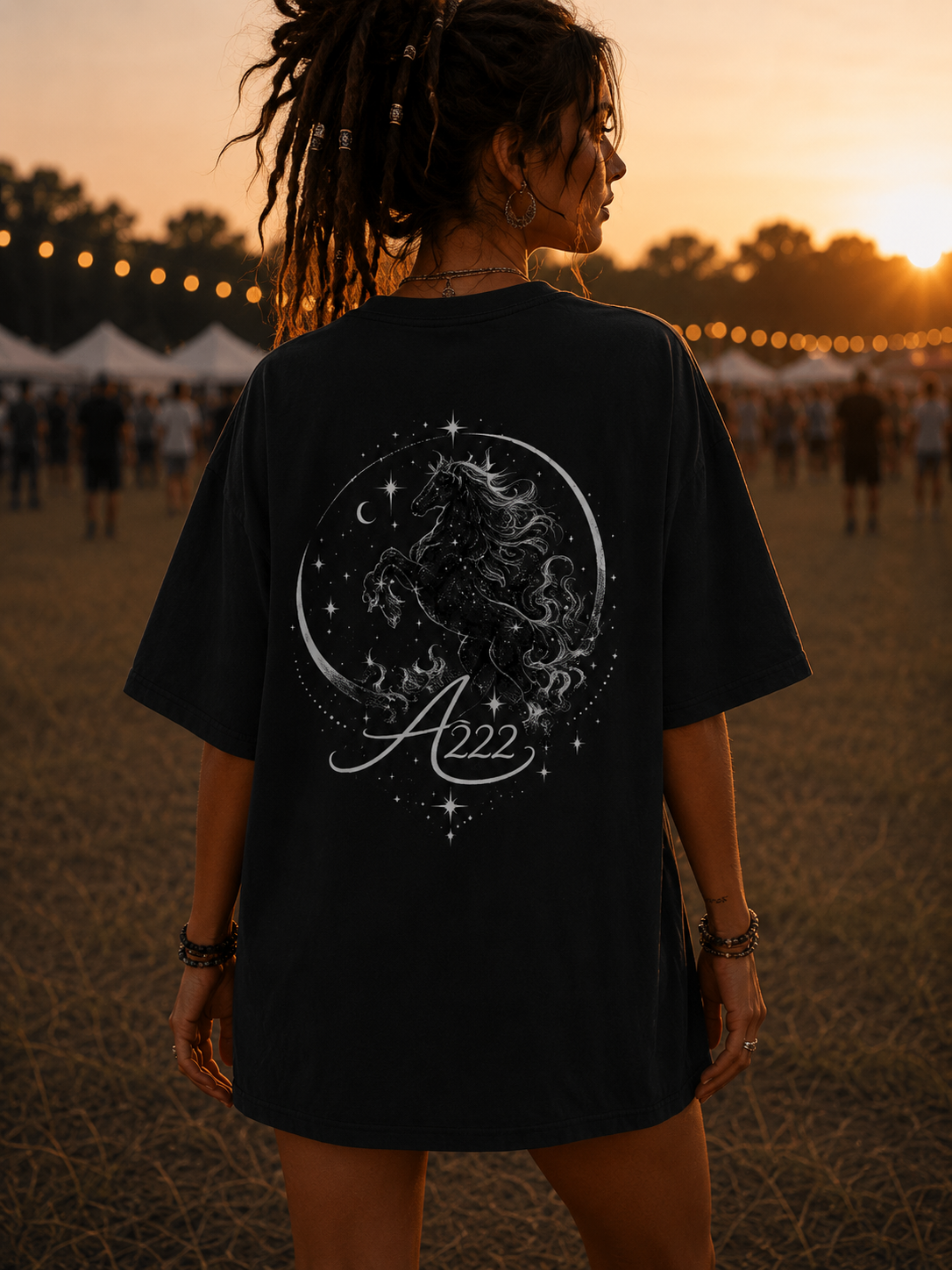 Fire Horse Oversized T-Shirt