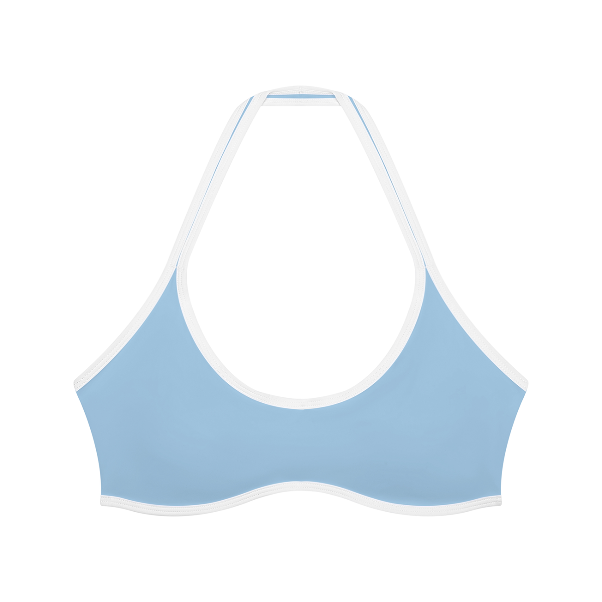 Halter Colour Block Sports Bra