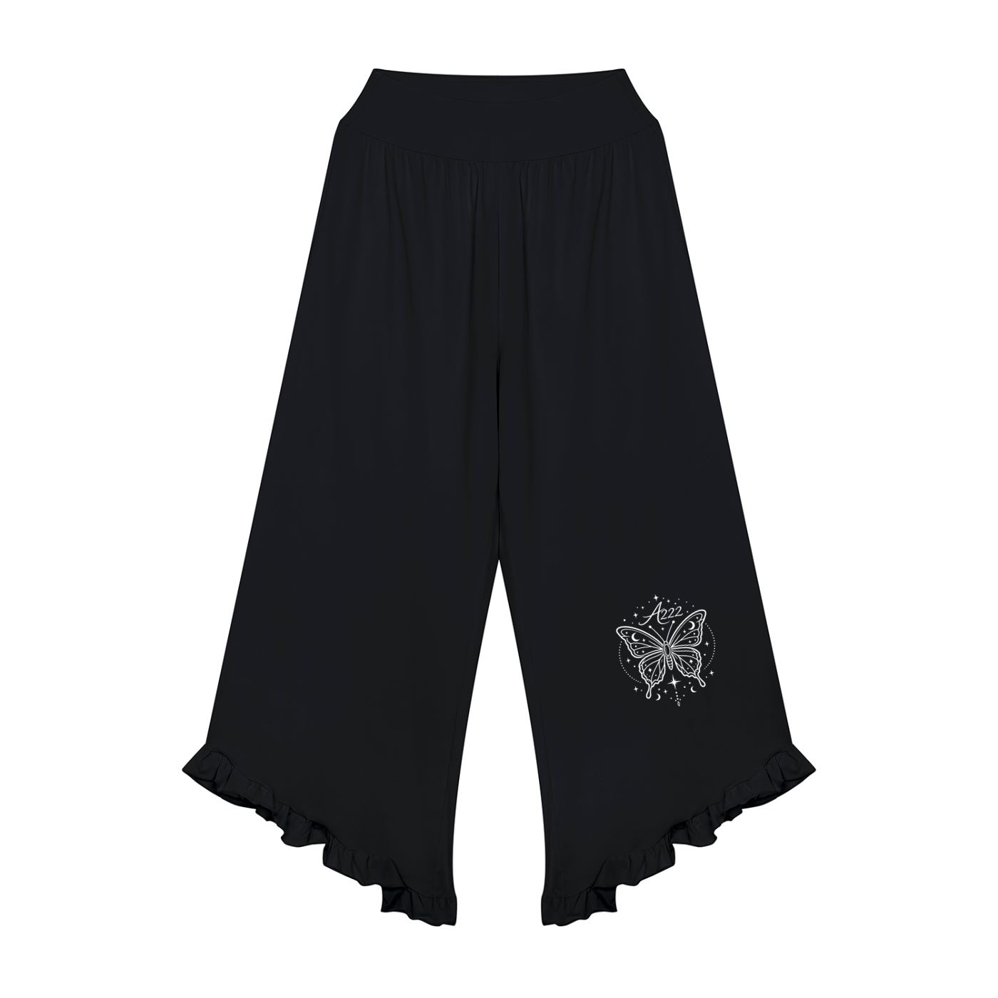 Ruched Wide Leg Yoga Pants