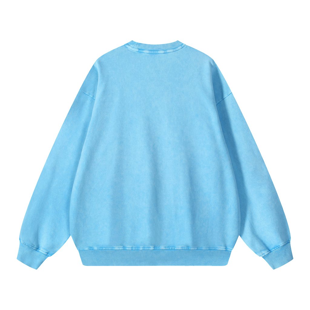 Pure Cotton Salty Hair, Wild Heart Oversize Sweatshirt