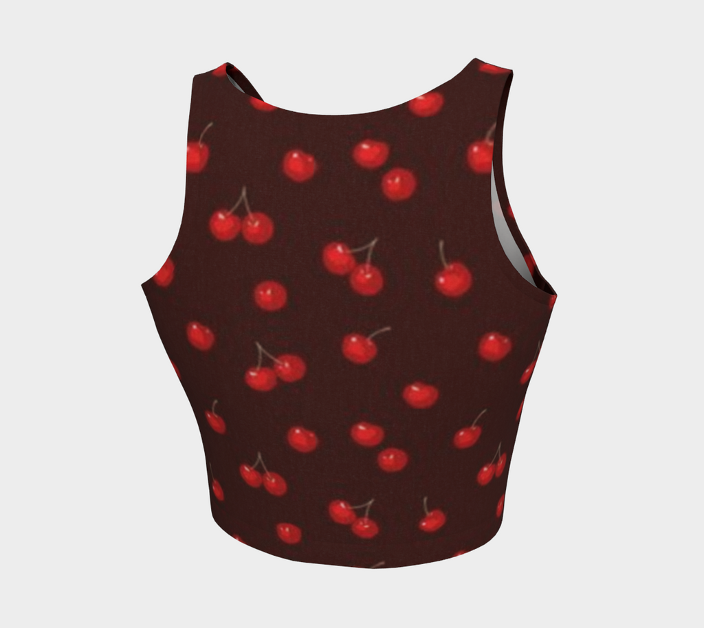 Cherry Chocolate Crop Top