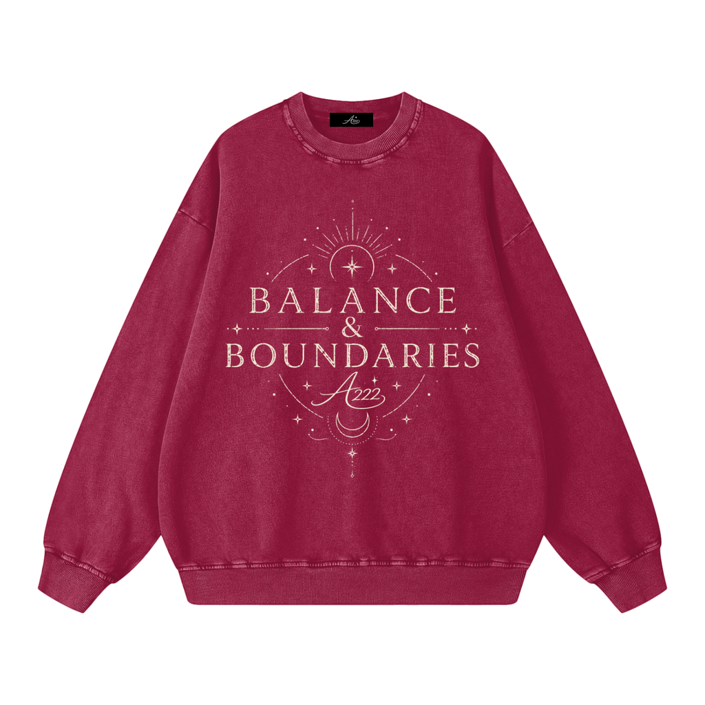 Balance & Boundaries Pure Cotton Oversize Sweatshirt
