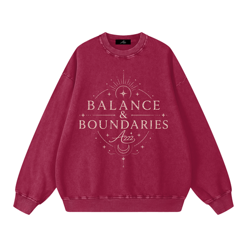 Balance & Boundaries Pure Cotton Oversize Sweatshirt