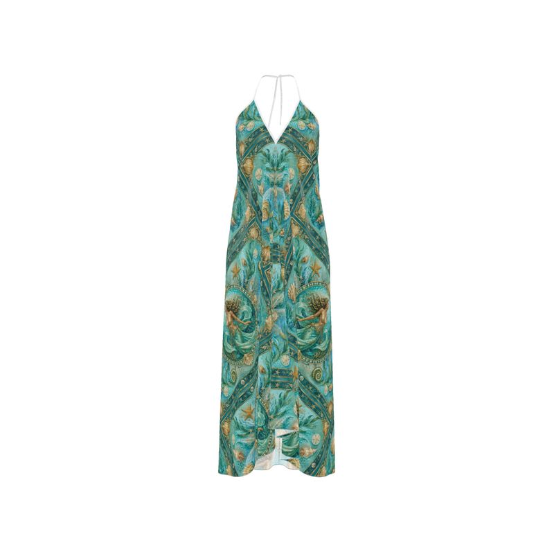 Ocean Goddess Halterneck Dress