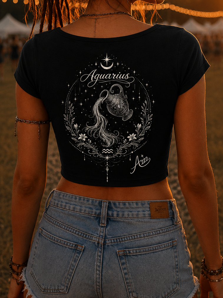 Aquarius Crop T-Shirt