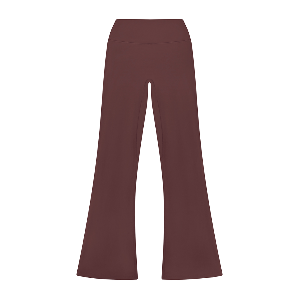 Plum High Rise Flared Leggings