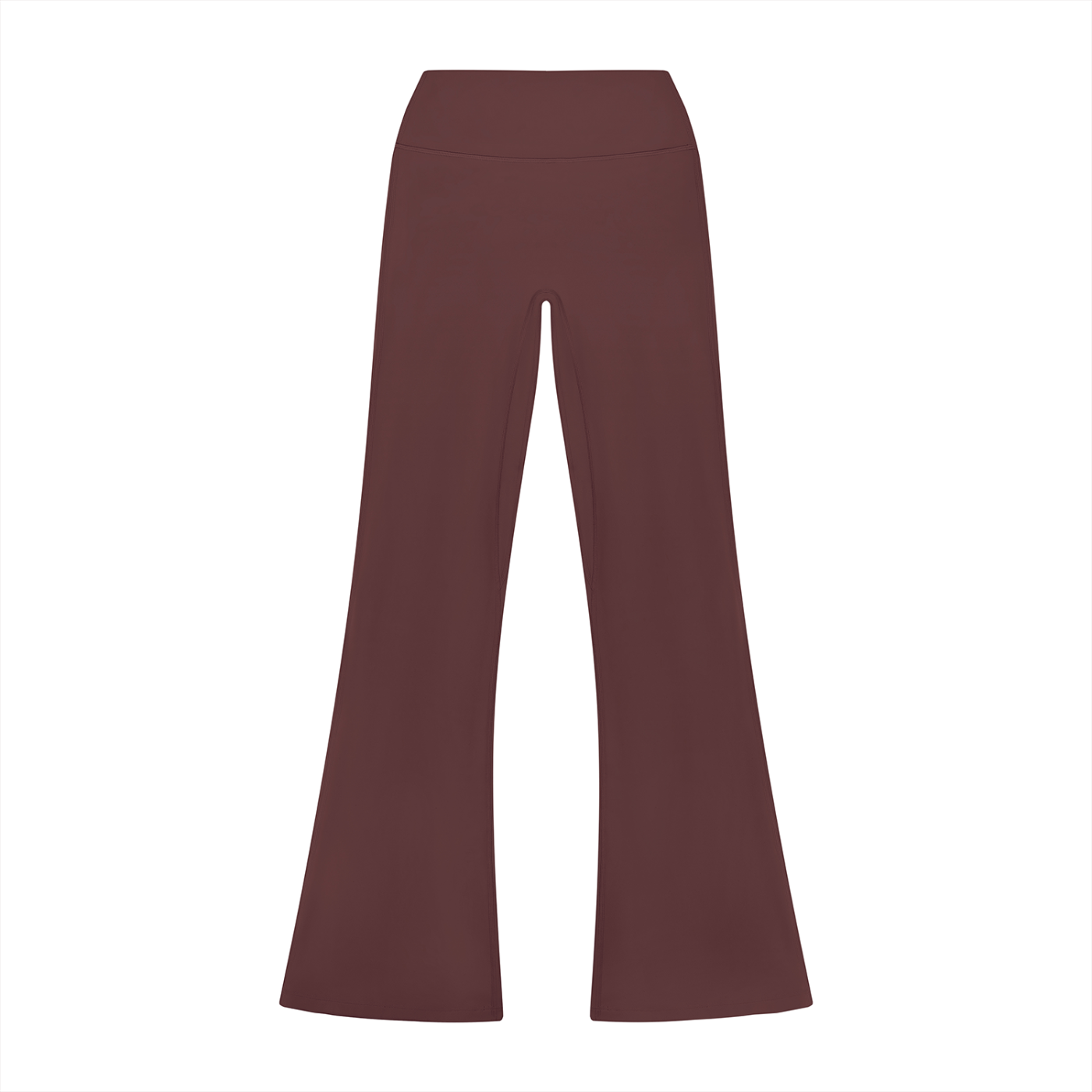 Plum High Rise Flared Leggings
