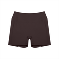 Coffee Piping High Waisted Shorts