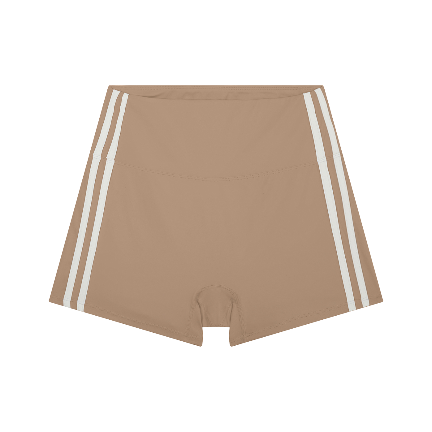 High-Waist Stripe Yoga Shorts