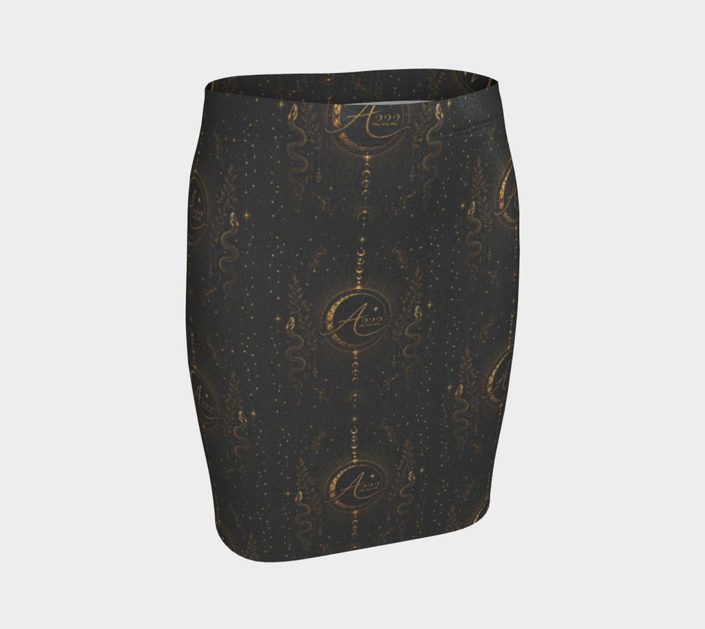 Dark Goddess Glitter Skirt