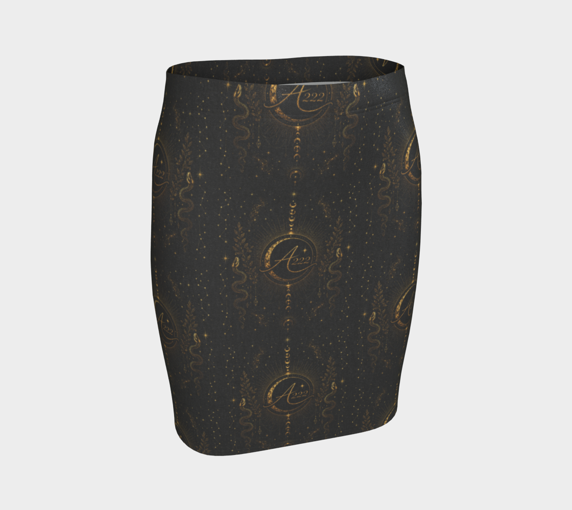 Dark Goddess Glitter Skirt
