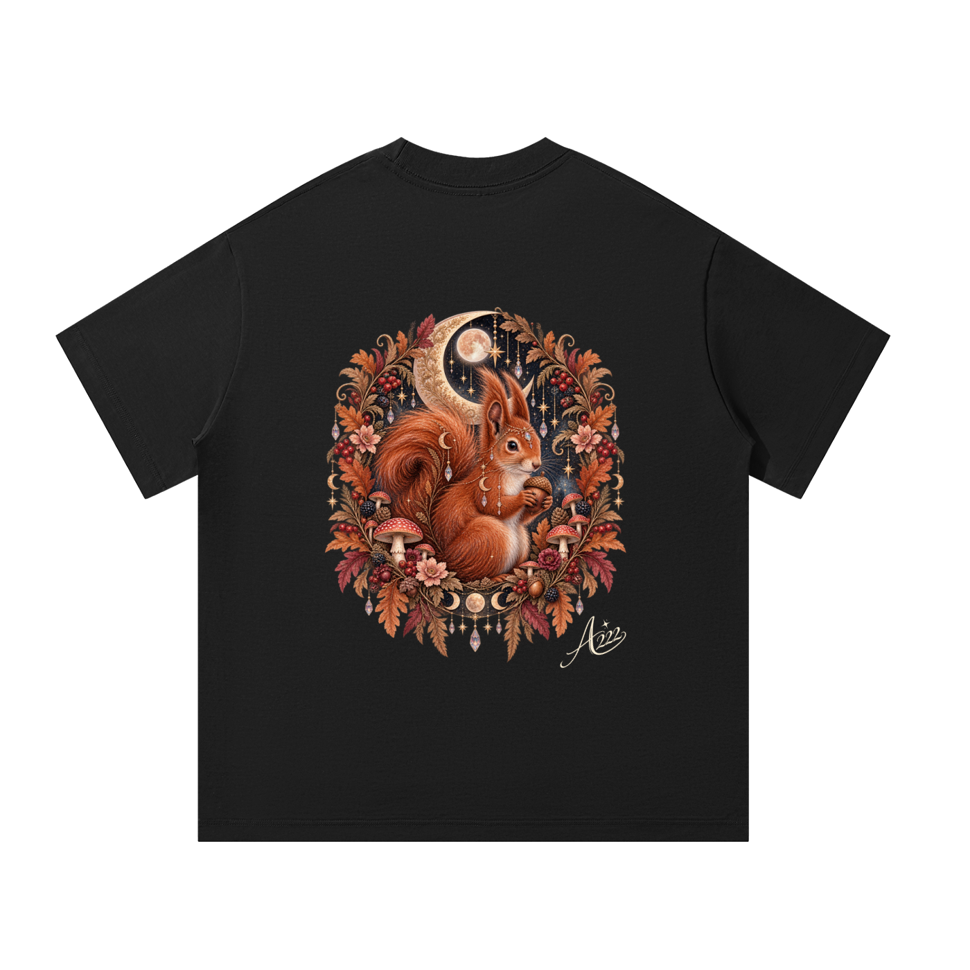 Red Squirrel Oversized T-Shirt