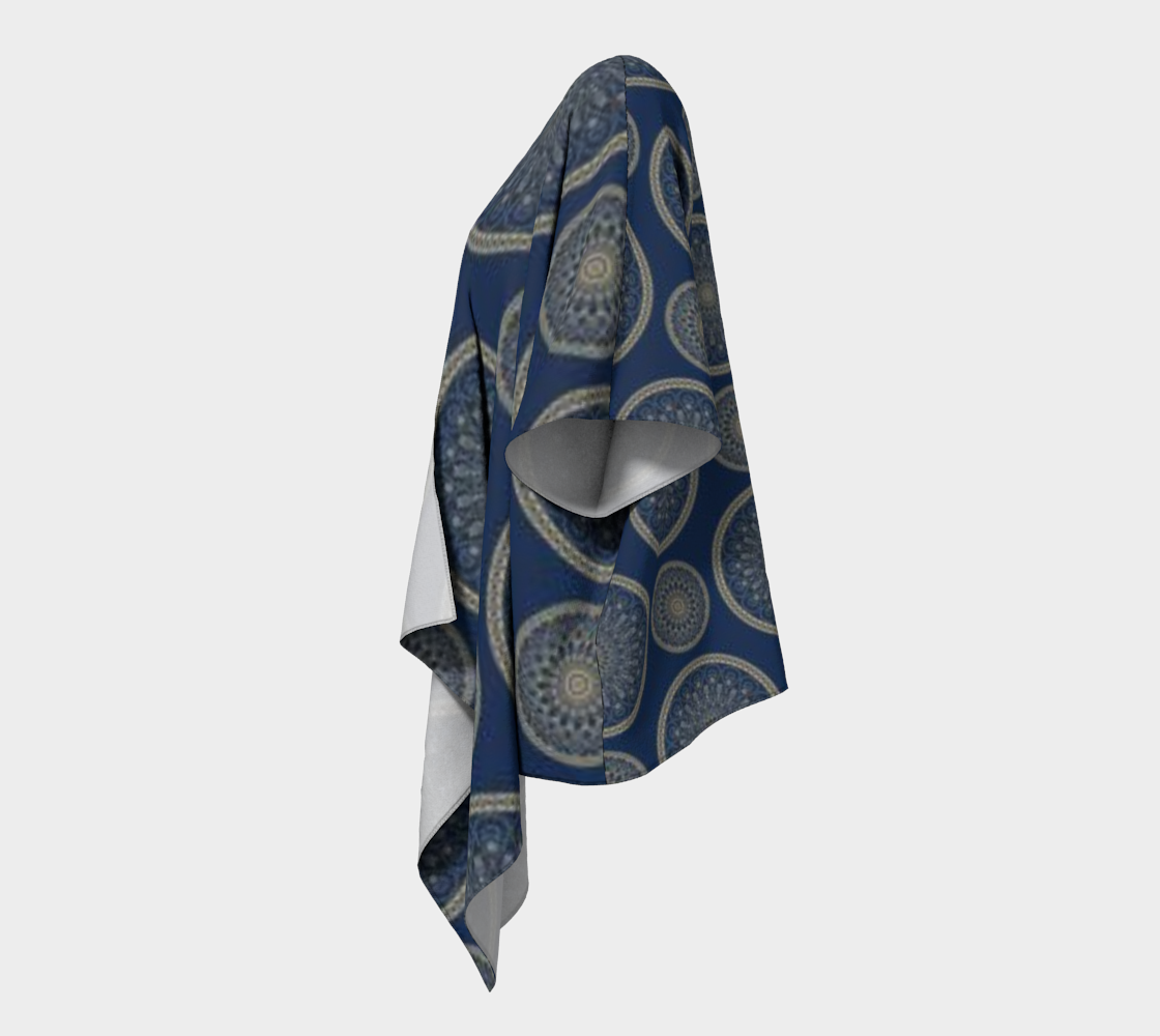 Navy Mandala Kimono