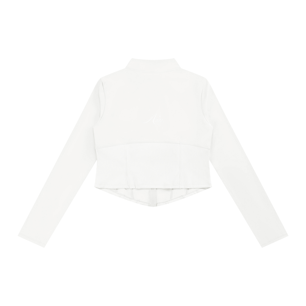 A222 White Sculpt Jacket