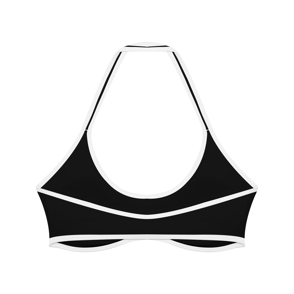 Halter Colour Block Sports Bra