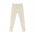 Nude High-Waist Tapered Leggings