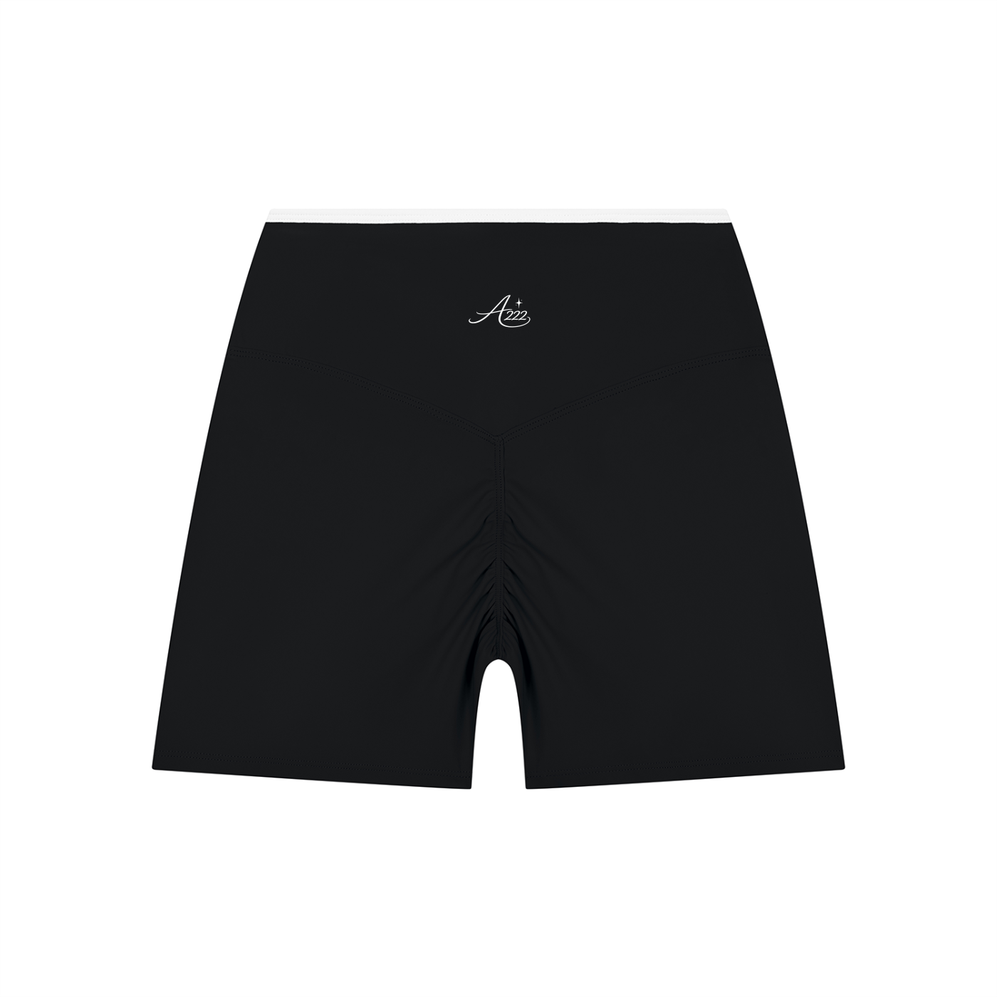 High Rise Colour Block Yoga Shorts