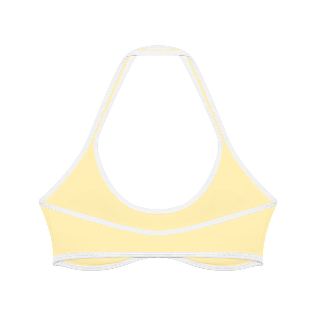Halter Colour Block Sports Bra