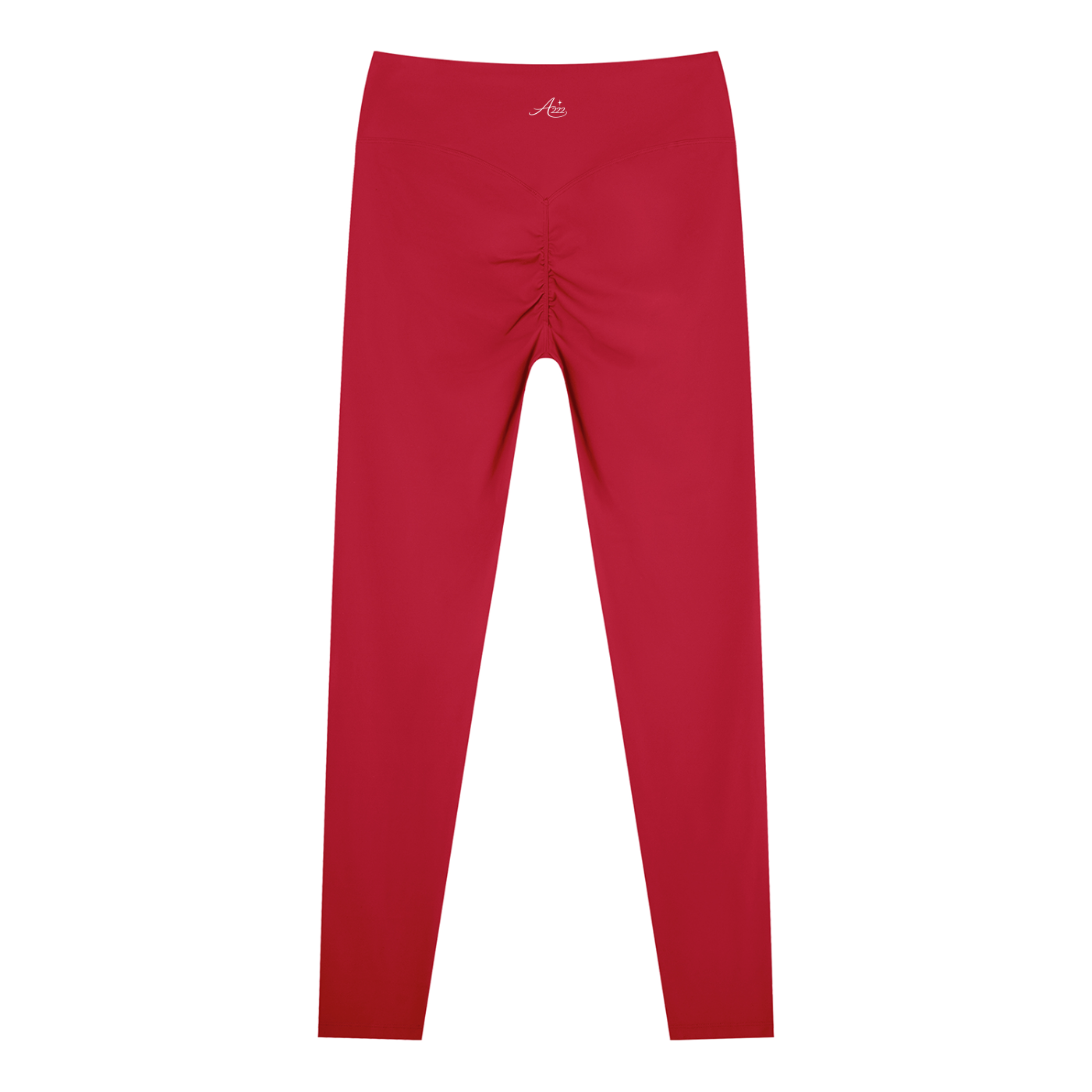Wine Red Scrunch Leggings