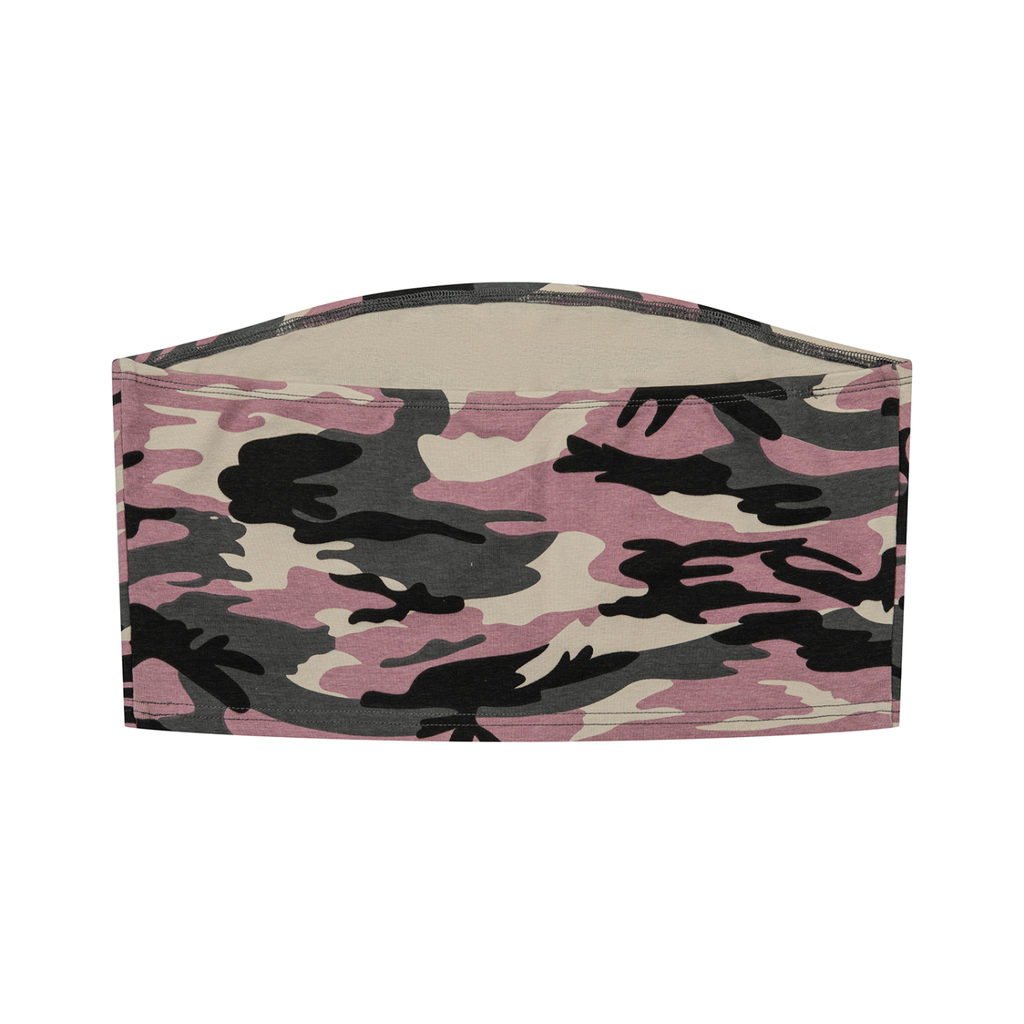 Camo Cropped Tube Top
