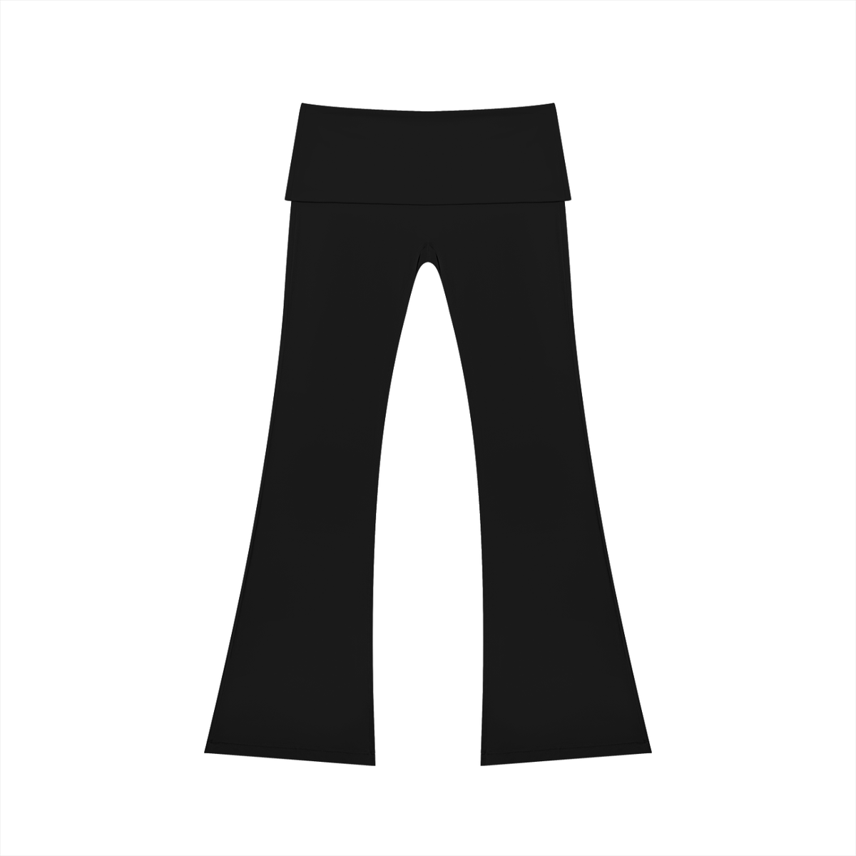 High Rise Foldover Flare Leggings