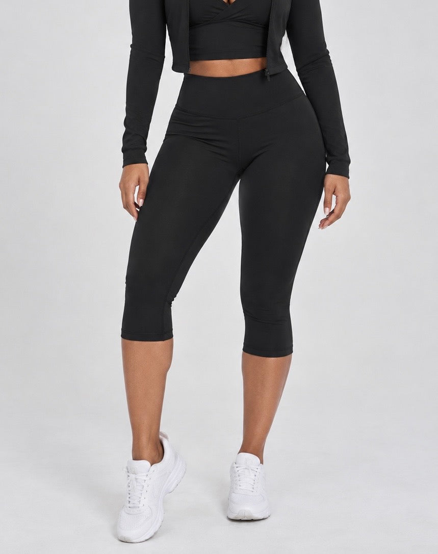High Waisted Capri Leggings