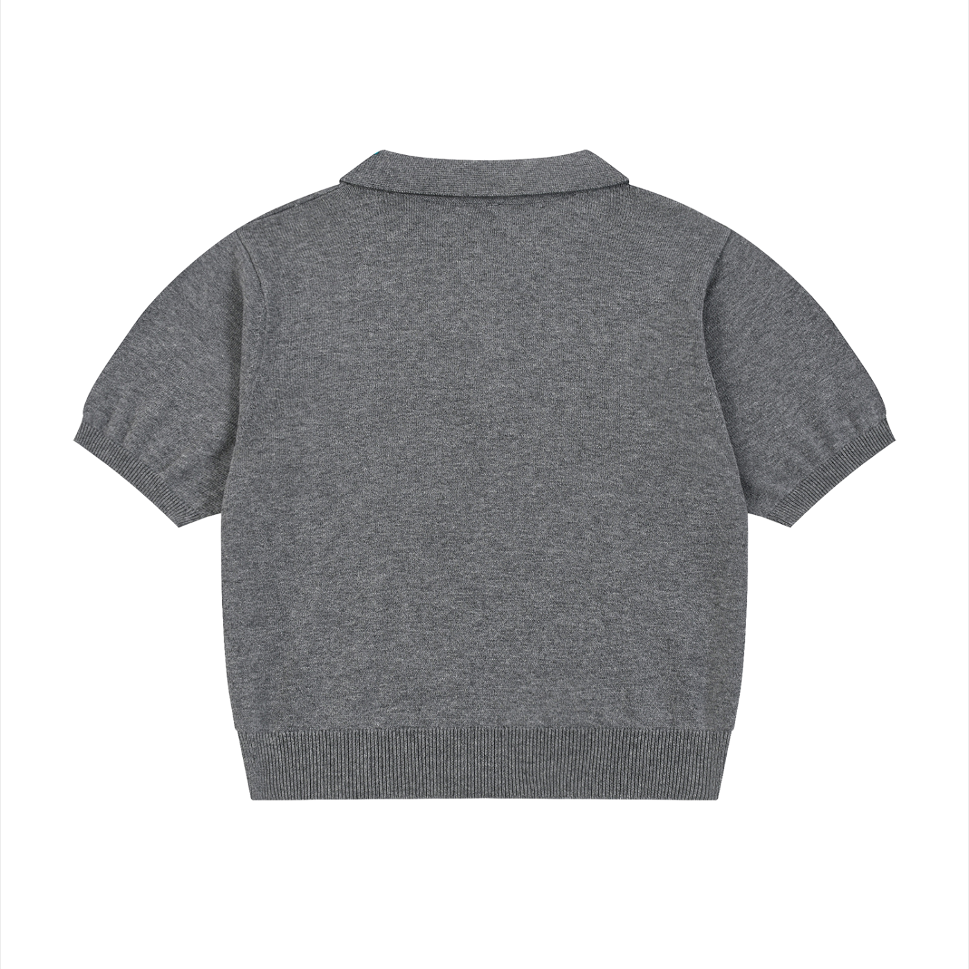 Pure Cotton Knit Polo Shirt