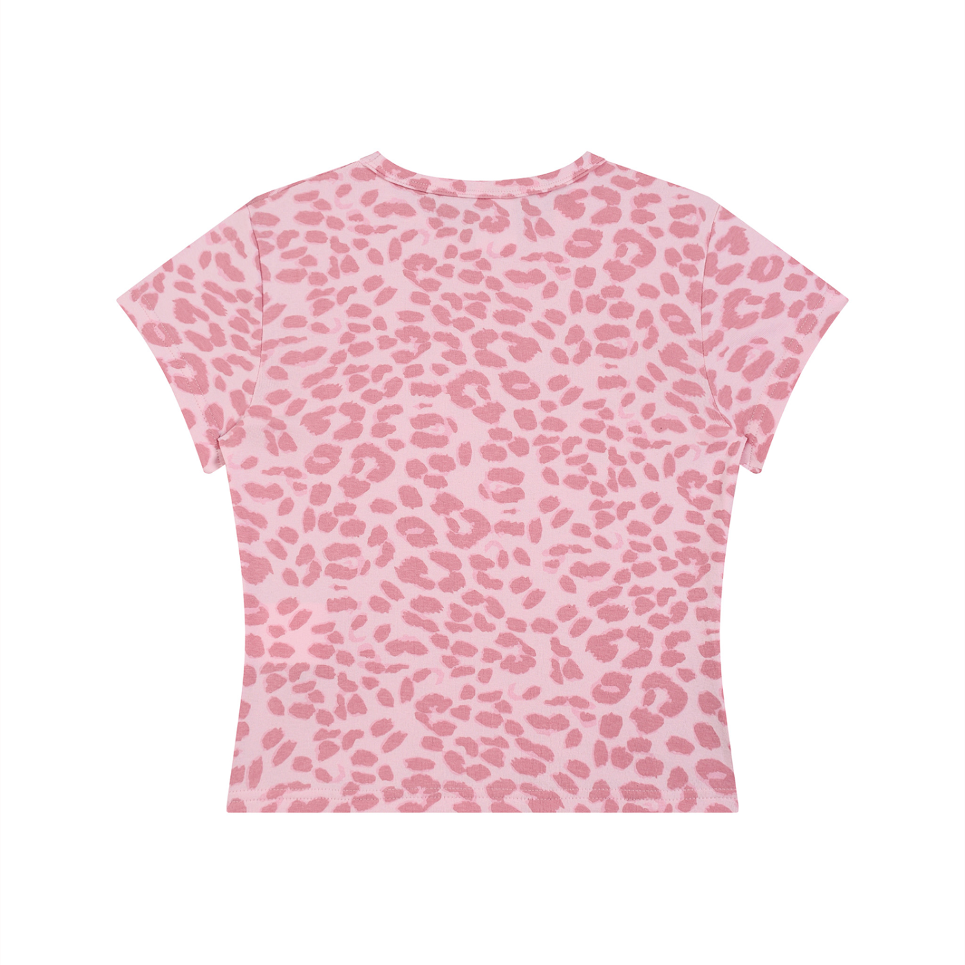 Leopard Print Crop T-Shirt