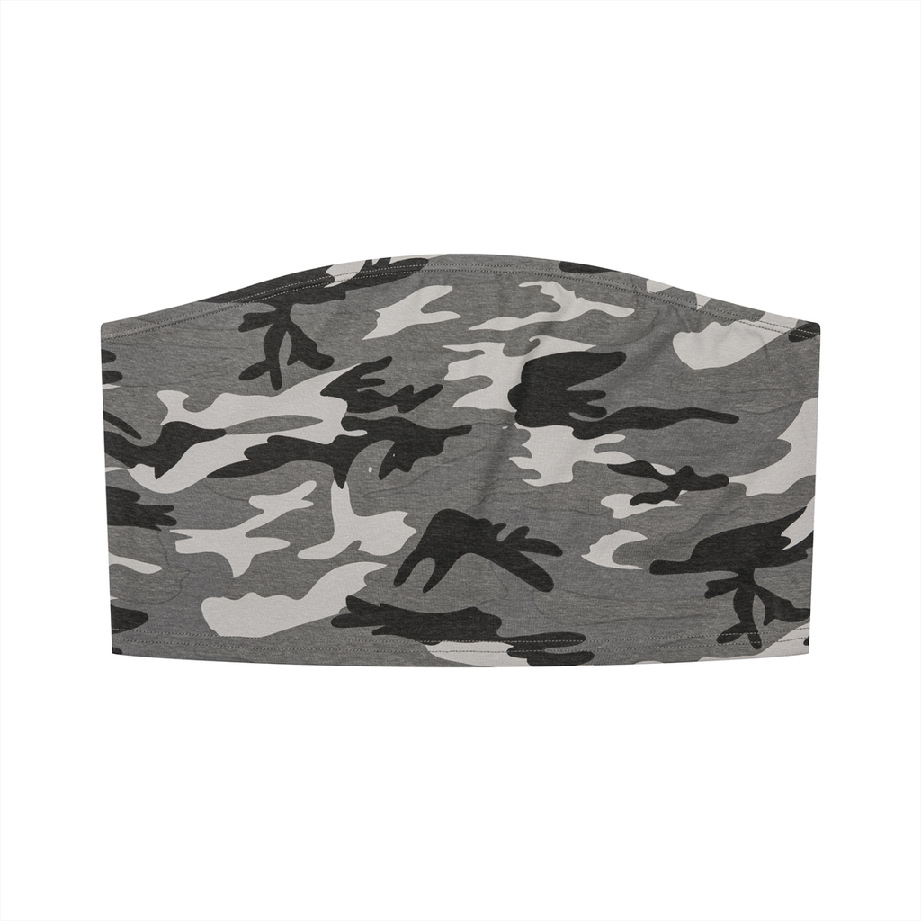 Camo Cropped Tube Top