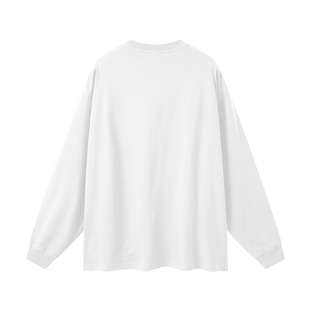 Pure Cotton Peace for Palestine Oversized Long Sleeve T-Shirt