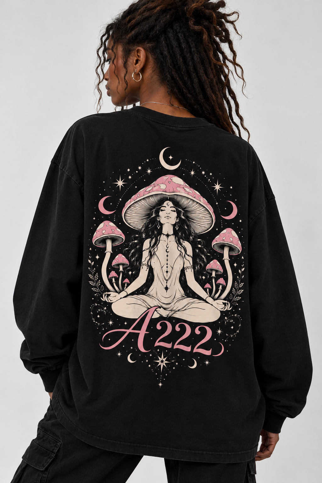 Mushroom Goddess Long Sleeve T-Shirt
