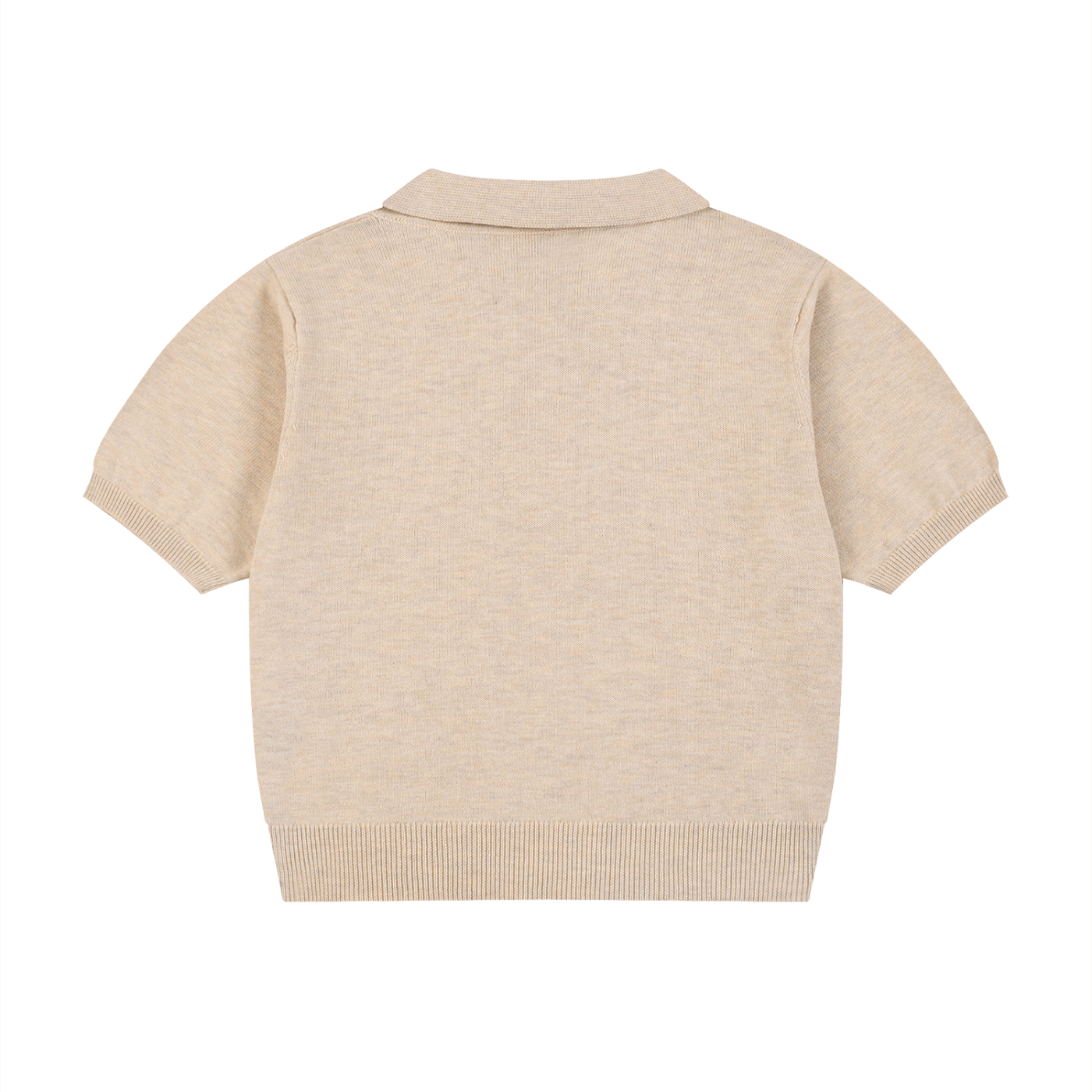 Pure Cotton Knit Polo Shirt