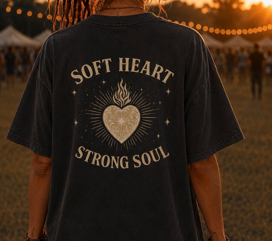 Soft Heart • Strong Soul Pure Cotton T-shirt