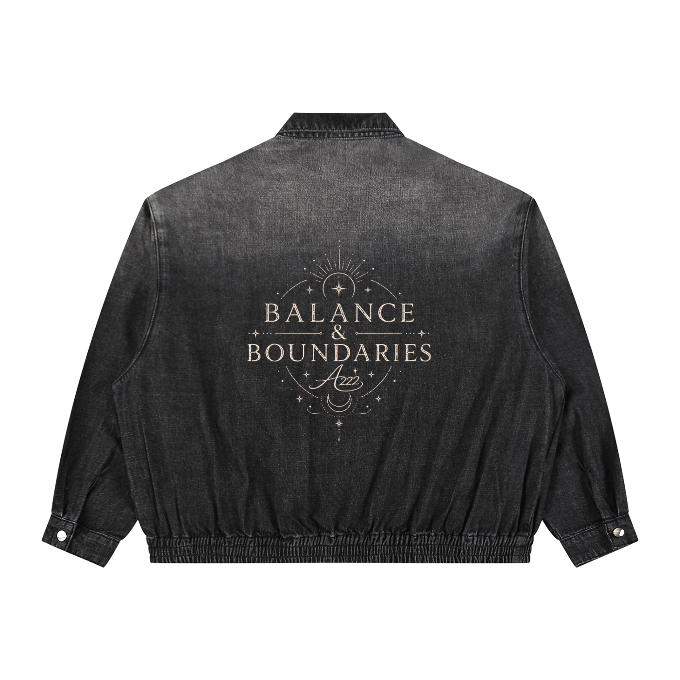Balance & Boundaries Vintage Wash Denim Jacket