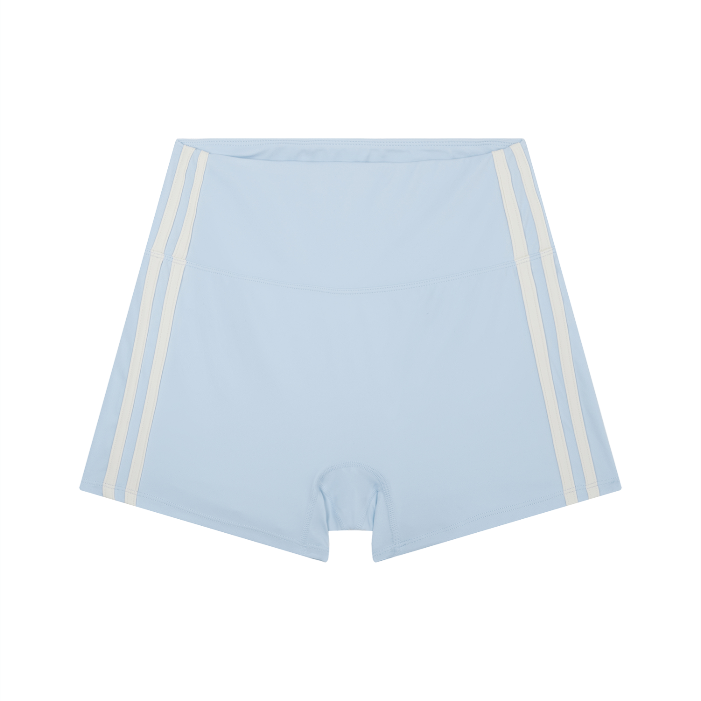 High-Waist Stripe Yoga Shorts