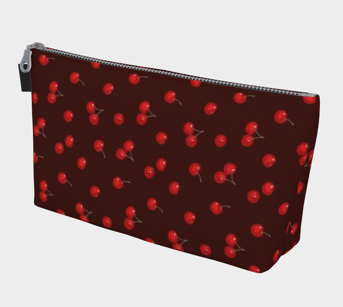 Cherry Chocolate Make up Bag