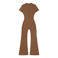 Flared Leg Zip Jumpsuit