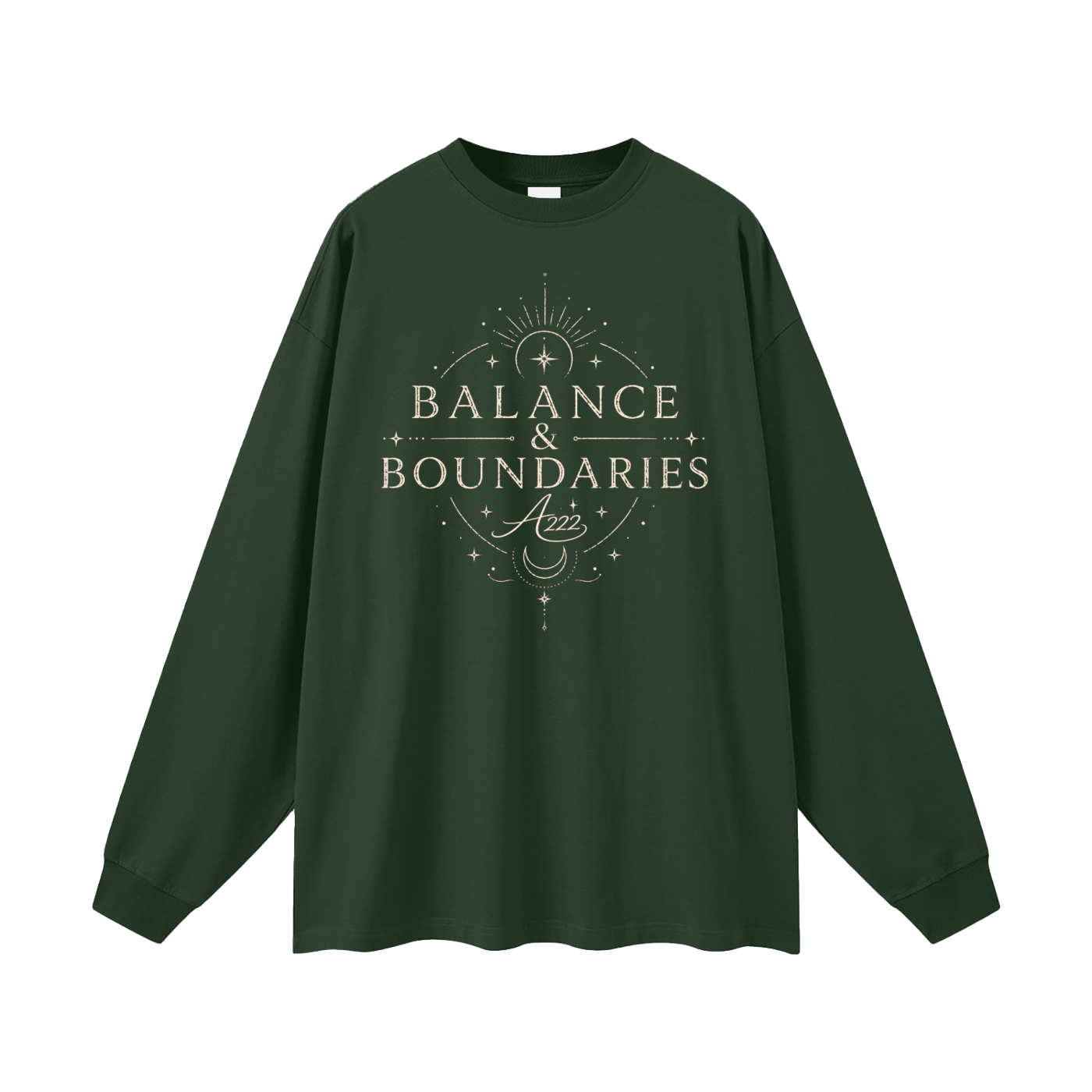 Pure Cotton Balance & Boundaries Oversize Long Sleeve T-Shirt