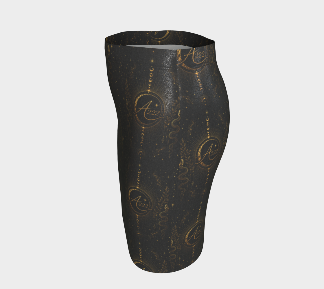 Dark Goddess Glitter Skirt