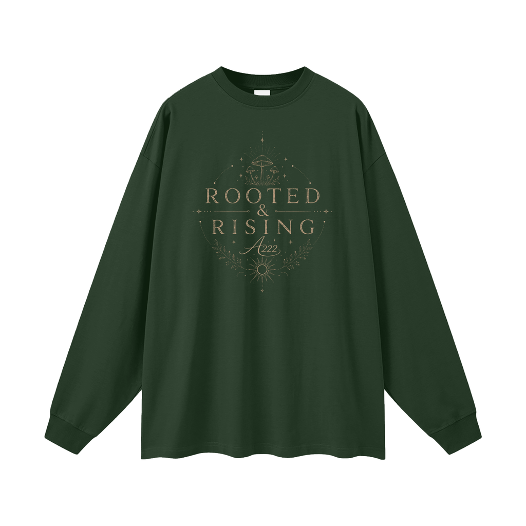 Pure Cotton Rooted & Rising Long Sleeve T-Shirt
