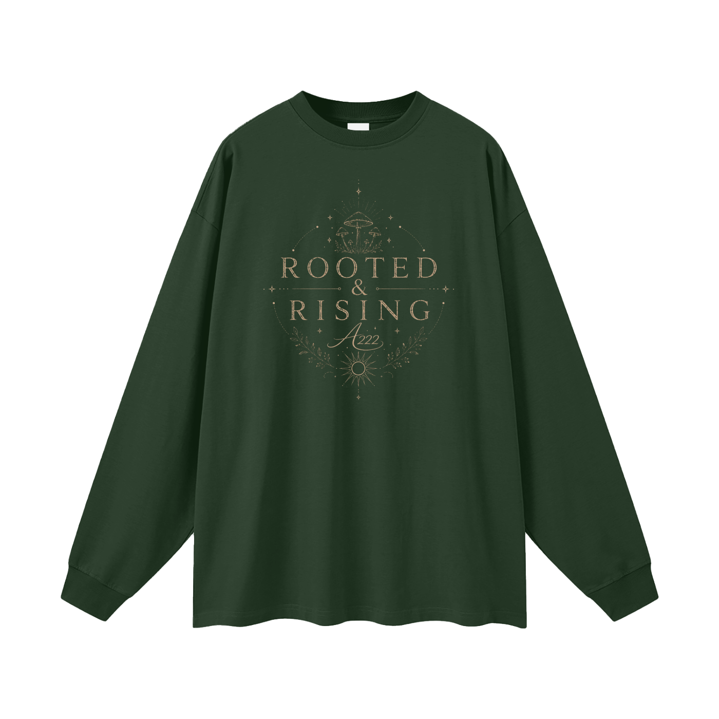 Pure Cotton Rooted & Rising Long Sleeve T-Shirt